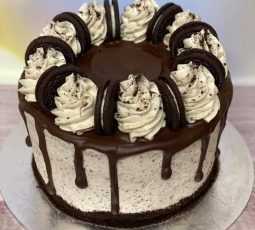Chocolate Oreo Drip Cake 8″