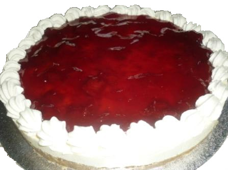 Strawberry Top Cheesecake