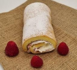 Raspberry Cream Roll